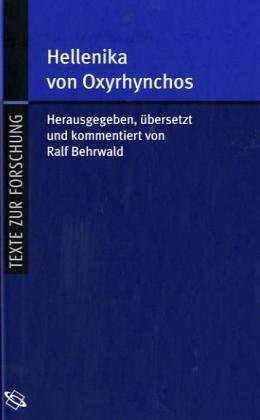 Couverture : Hellenika von Oxyrhynchos