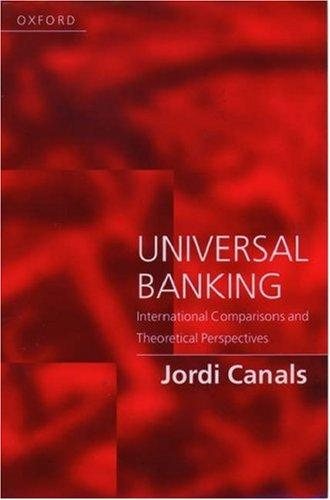 Couverture : Universal banking