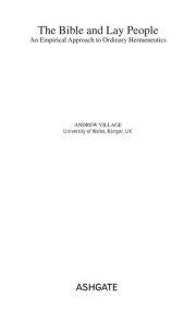 Couverture : The Bible and Lay People