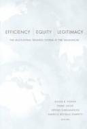 Couverture : Efficiency, equity, and legitimacy