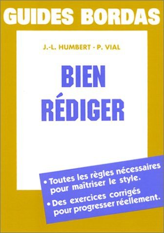 Couverture : BIEN REDIGER