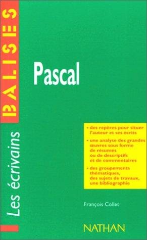 Couverture : Pascal