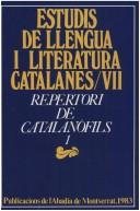 Couverture : Repertori de catalanòfils