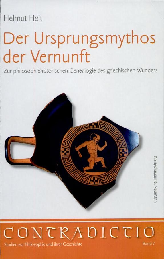 Couverture : Der Ursprungsmythos der Vernunft: zur philosophiehistorischen Genealogie des griechischen Wunders