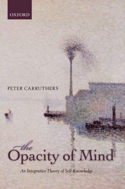Couverture : The opacity of mind