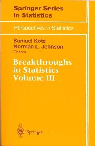 Couverture : Breakthroughs in statistics