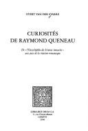 Couverture : Curiosités de Raymond Queneau