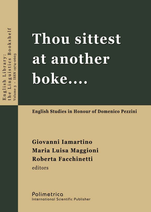 Couverture : Thou sittest at another boke--