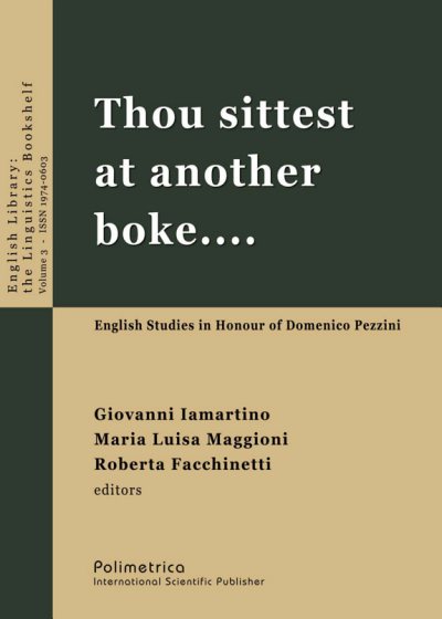 Couverture : Thou sittest at another boke--