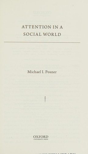 Couverture : Attention in a social world