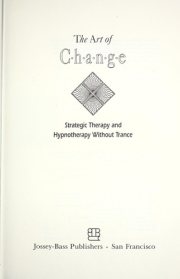 Couverture : The art of change
