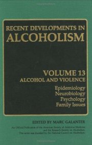 Couverture : Recent developments in alcoholism.