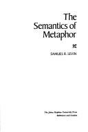 Couverture : The semantics of metaphor