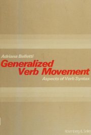 Couverture : Generalized verb movement