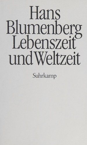 Couverture : Lebenszeit und Weltzeit