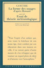 Couverture : La Forme des nuages d'après Howard suivi de "Essai de théorie météorologique"