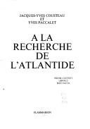 Couverture : A la recherche de l'Atlantide