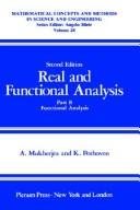 Couverture : Real and functional analysis