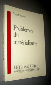 Couverture : Problèmes du matérialisme