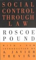 Couverture : Social control through law