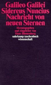 Couverture : Sidereus Nuncius. Nachricht von neuen Sternen.
