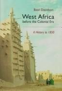 Couverture : West Africa before the colonial era