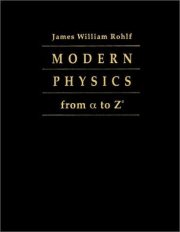 Couverture : Modern physics from [alpha] to Z⁰
