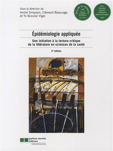 Couverture : epidemiologie appliquee