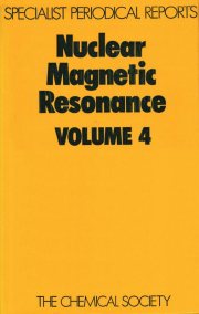 Couverture : Nuclear Magnetic Resonance (Specialist Periodical Reports)