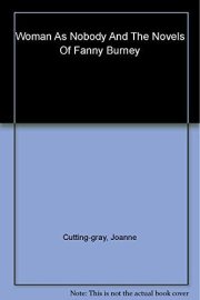 Couverture : Woman as 'Nobody' and the novels of Fanny Burney