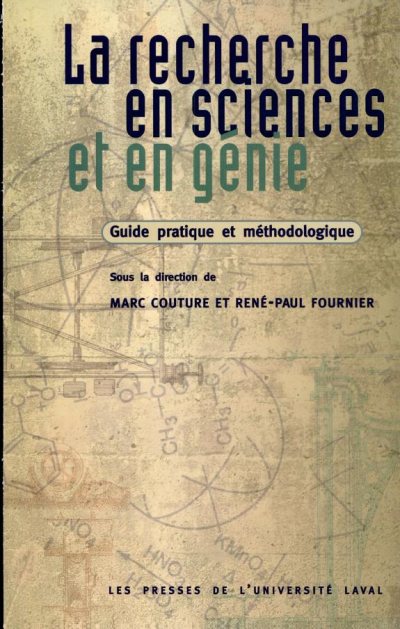 Couverture : La recherche en sciences et en génie