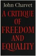 Couverture : A critique of freedom and equality