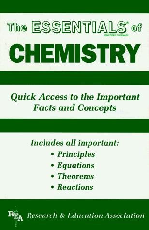 Couverture : The essentials of chemistry
