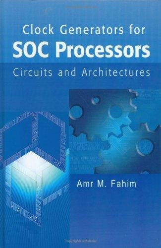 Couverture : Clock Generators for SOC Processors