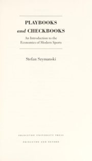 Couverture : Playbooks and checkbooks