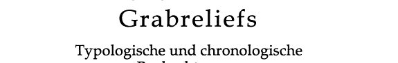 Couverture : Hellenistische Grabreliefs