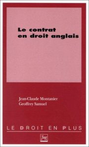 Couverture : Le contrat en droit anglais