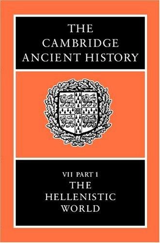 Couverture : The Cambridge Ancient History, Volume 7, Part 1