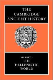 Couverture : The Cambridge Ancient History, Volume 7, Part 1
