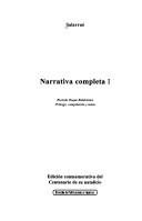 Couverture : Narrativa completa