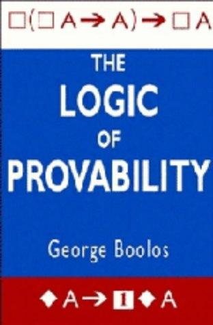 Couverture : The logic of provability