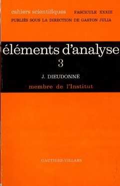 Couverture : Éléments d'analyse.