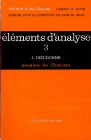 Couverture : Éléments d'analyse.