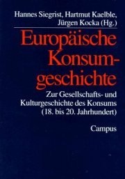 Couverture : Europäische Konsumgeschichte