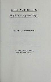 Couverture : Logic and politics
