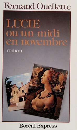 Couverture : Lucie, ou, Un midi en novembre