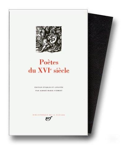 Couverture : Poètes du XVIe siècle