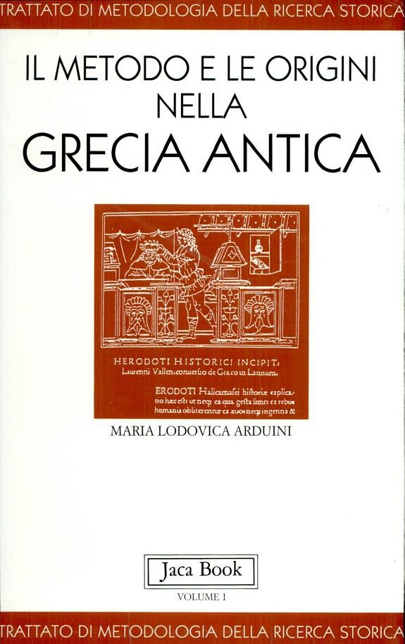 Couverture : Trattato di metodologia della ricerca storica