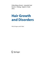 Couverture : Hair growth and disorders