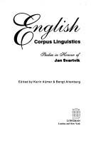 Couverture : English corpus linguistics